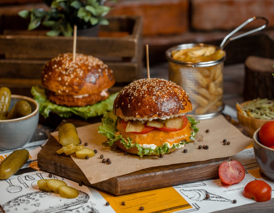 Restaurant burger